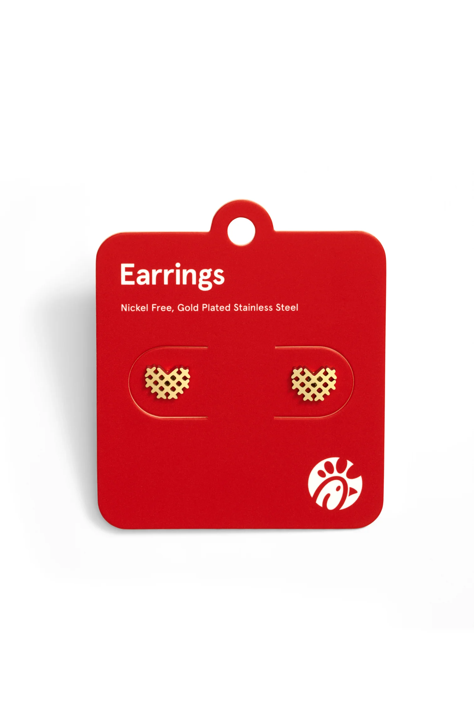 Chick-fil-A® Waffle Fry Heart Earrings - Image 3