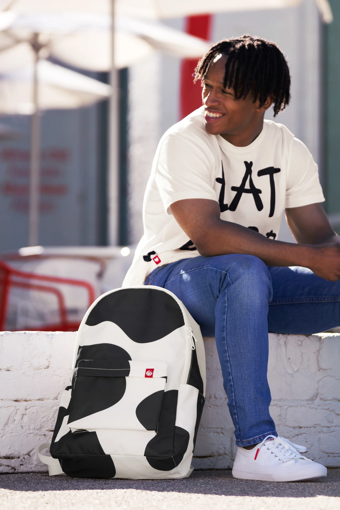 Cow Print Backpack - Image 6