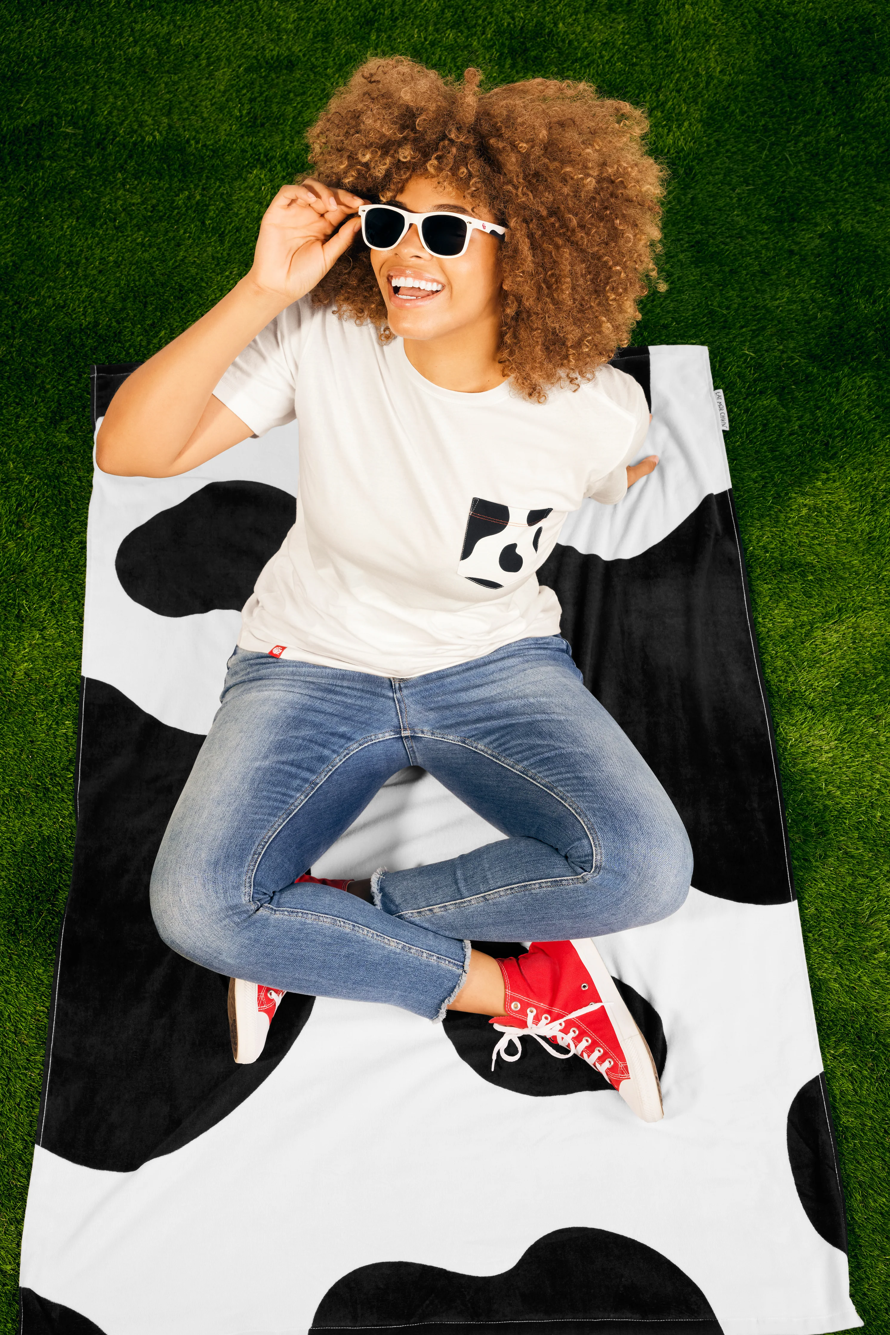 Laze and Graze Beach Towel - Image 3